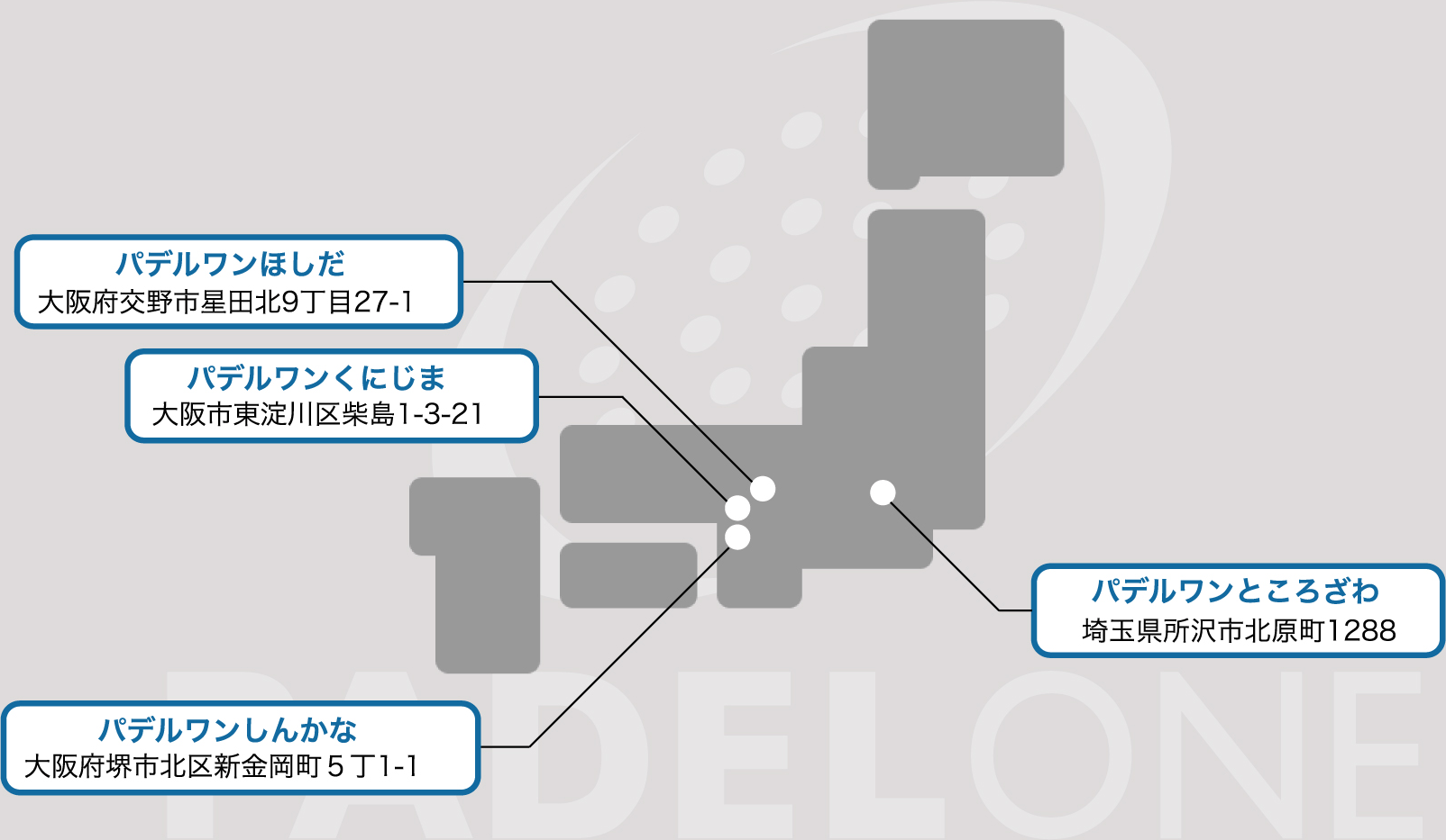 パデル地図